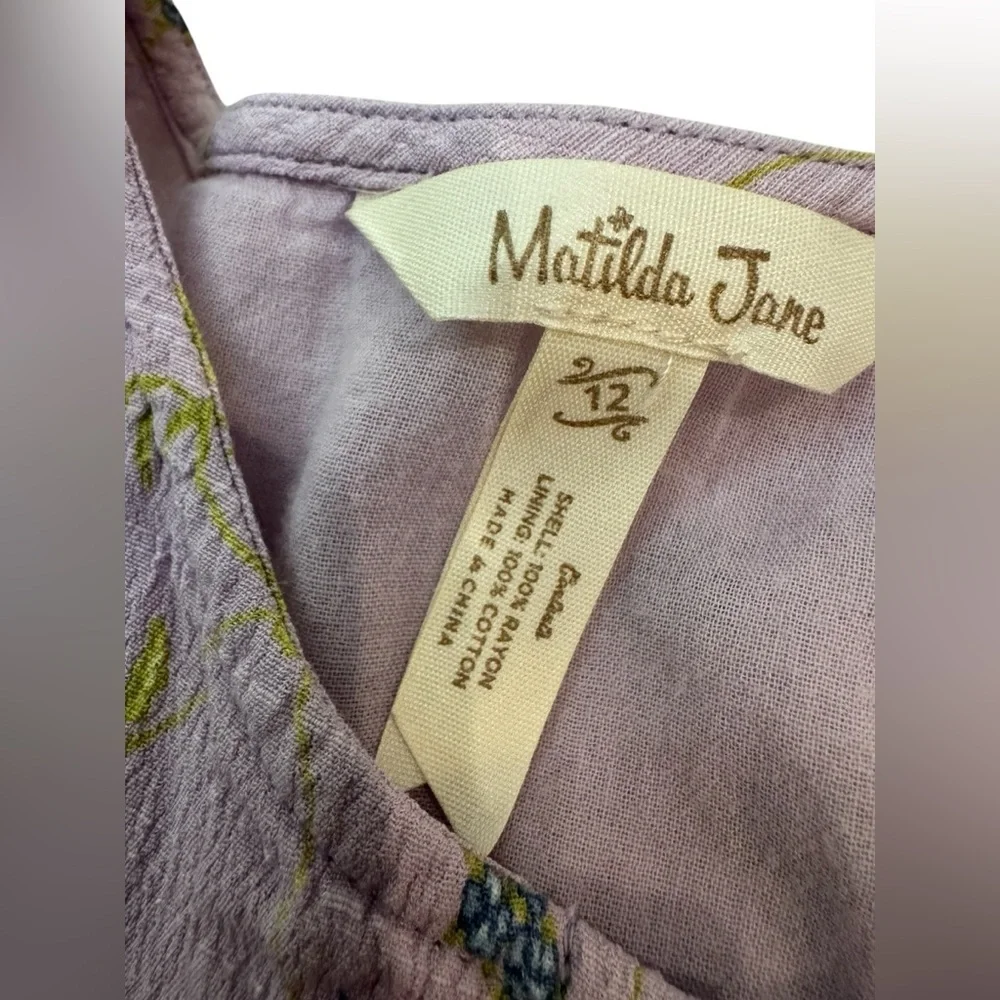 Matilda Jane Lilac Floral Dress Size 12
